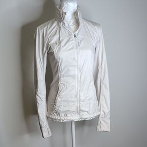 Lululemon Mist Over Windbreaker Reflective White Women's Size 4